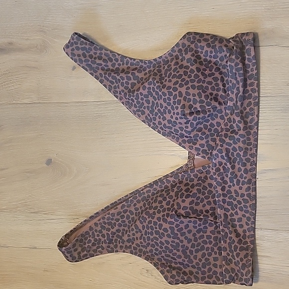 Brown And Black Animal Print Old Navy Bikini - Picture 8 of 10